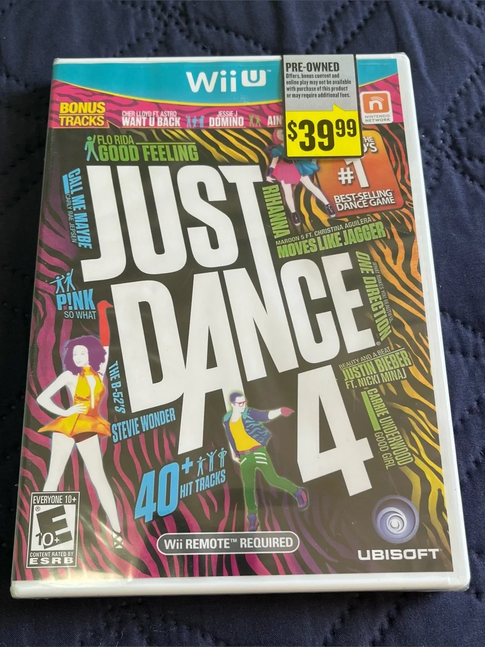 Just Dance 4 Wii U 2012 Video Game - New & Sealed